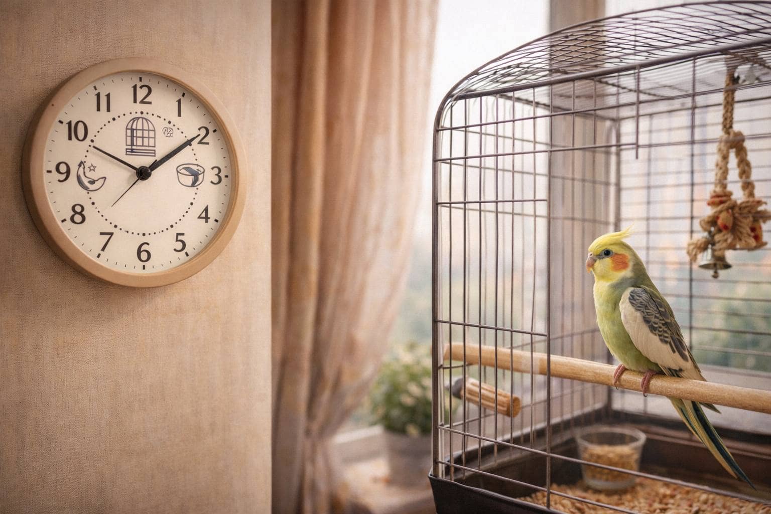 Часы и клетка попугая: идея расписания и режима