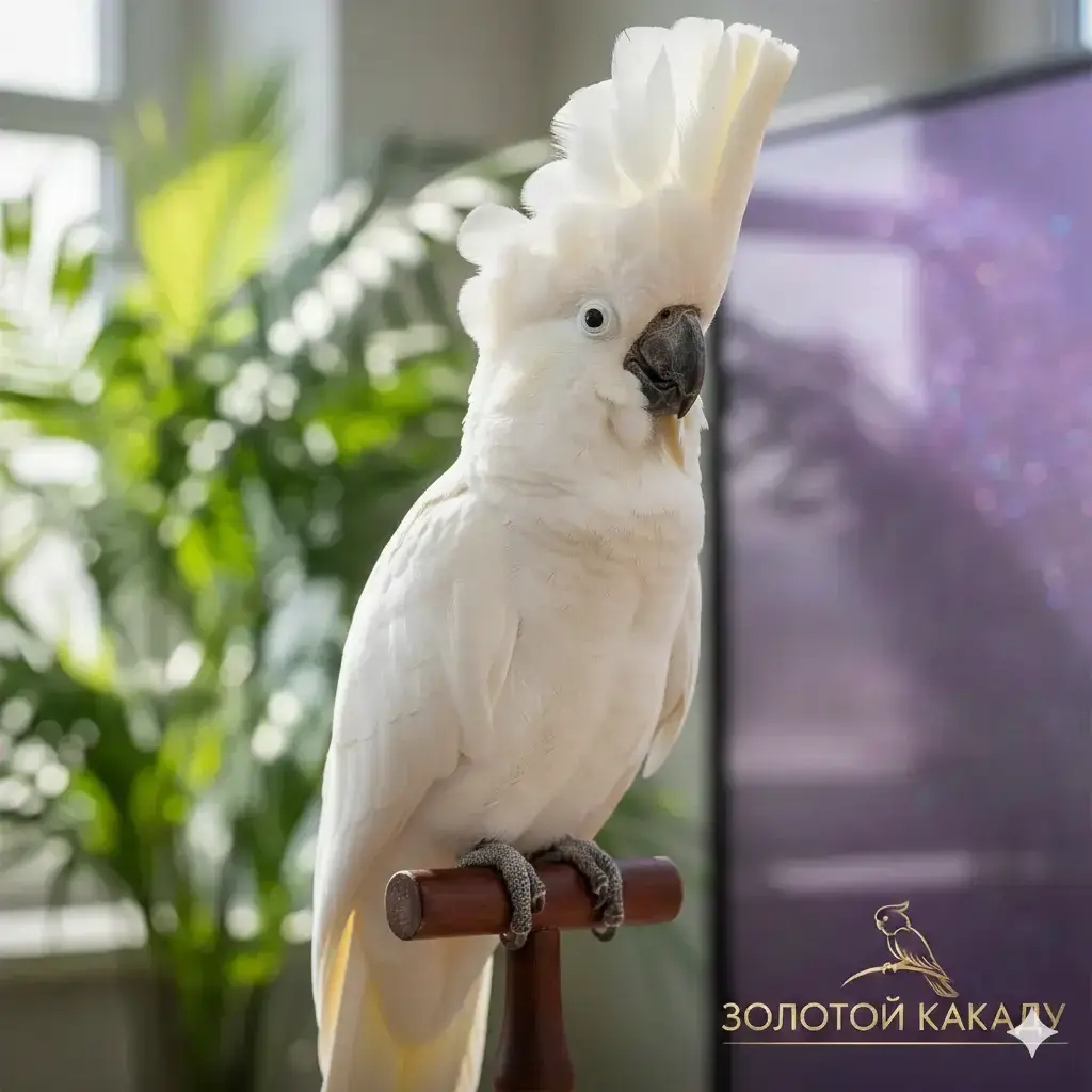 Большой белохохлый какаду (Cacatua alba) — фото из каталога Золотой Какаду