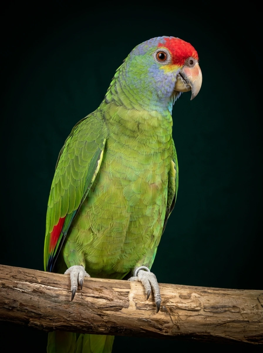 Краснобровый амазон Amazona rhodocorytha