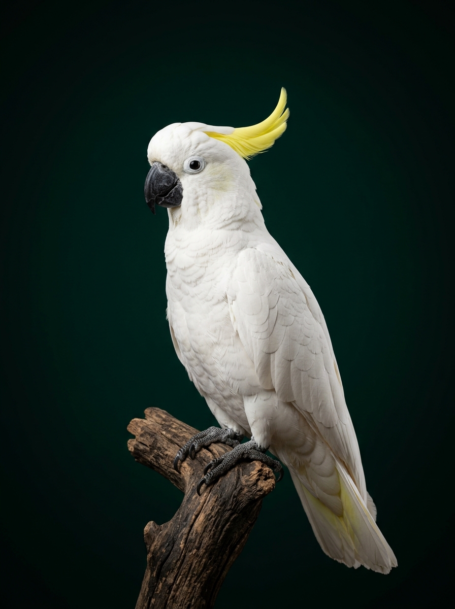 Большой желтохохлый какаду Cacatua galerita