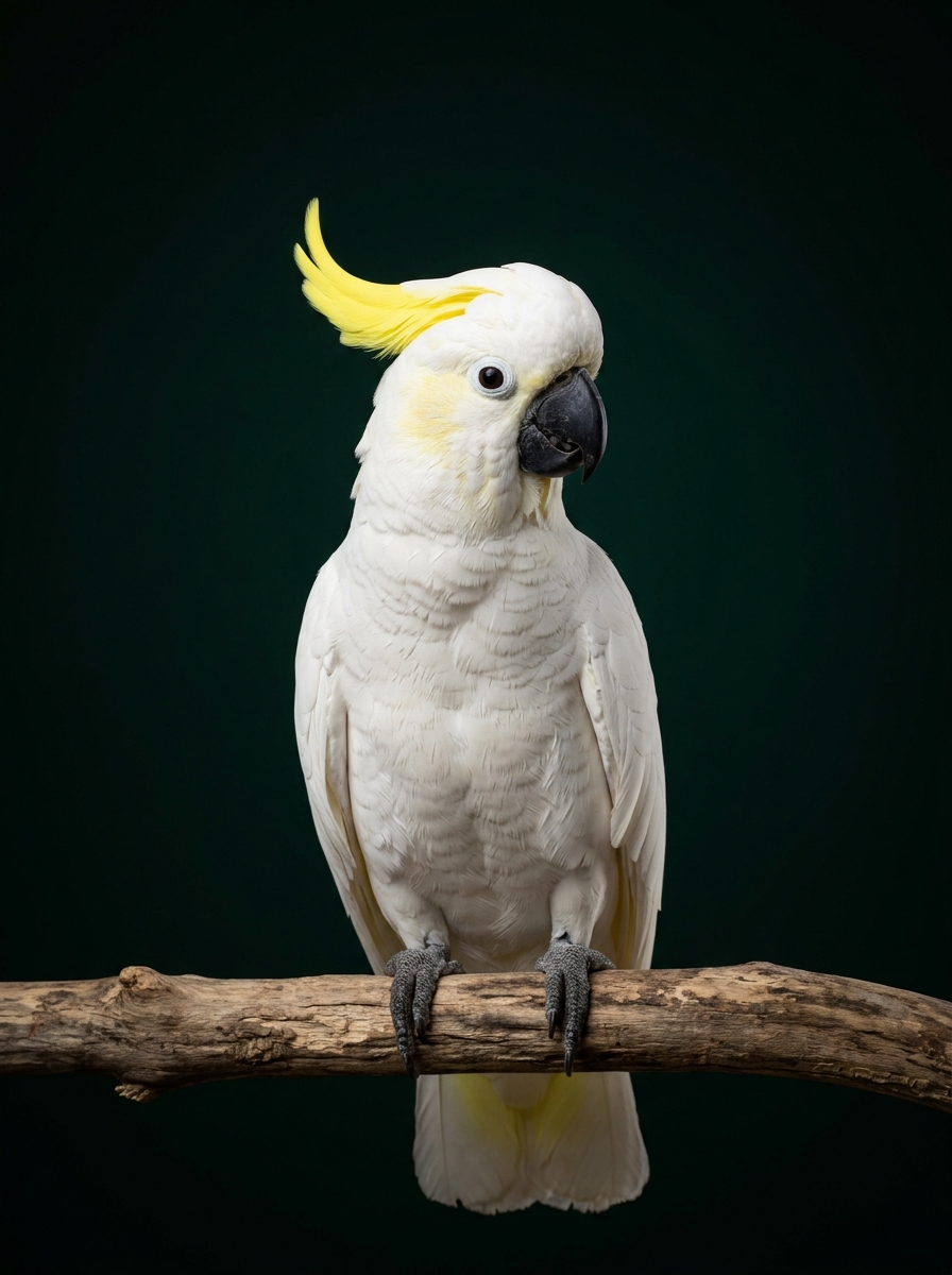 Малый желтохохлый какаду Cacatua sulphurea