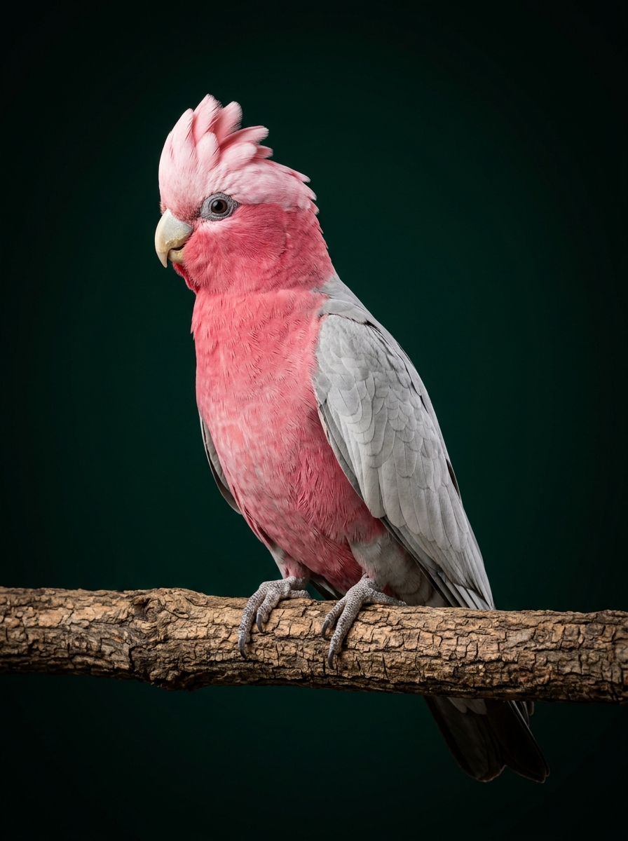 Розовый какаду гала Eolophus roseicapilla