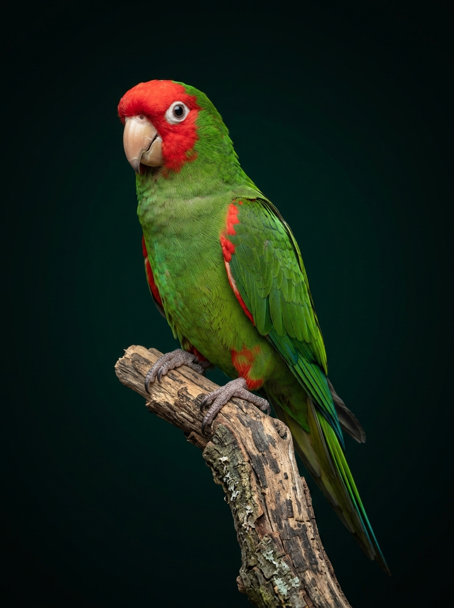 Красномасковая аратинга Psittacara erythrogenys