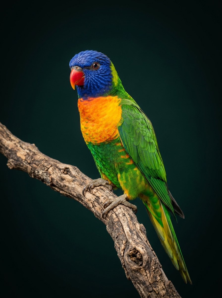 Радужный лорикет Trichoglossus moluccanus